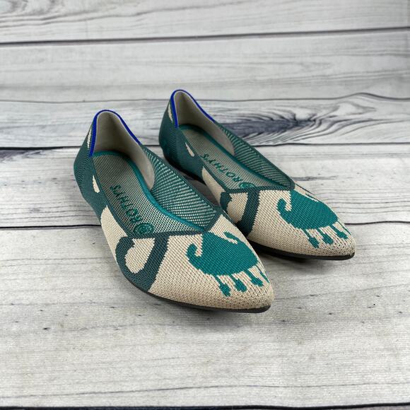 Rothys The Point Moroccan Flats Size 8 - Picture 3 of 10